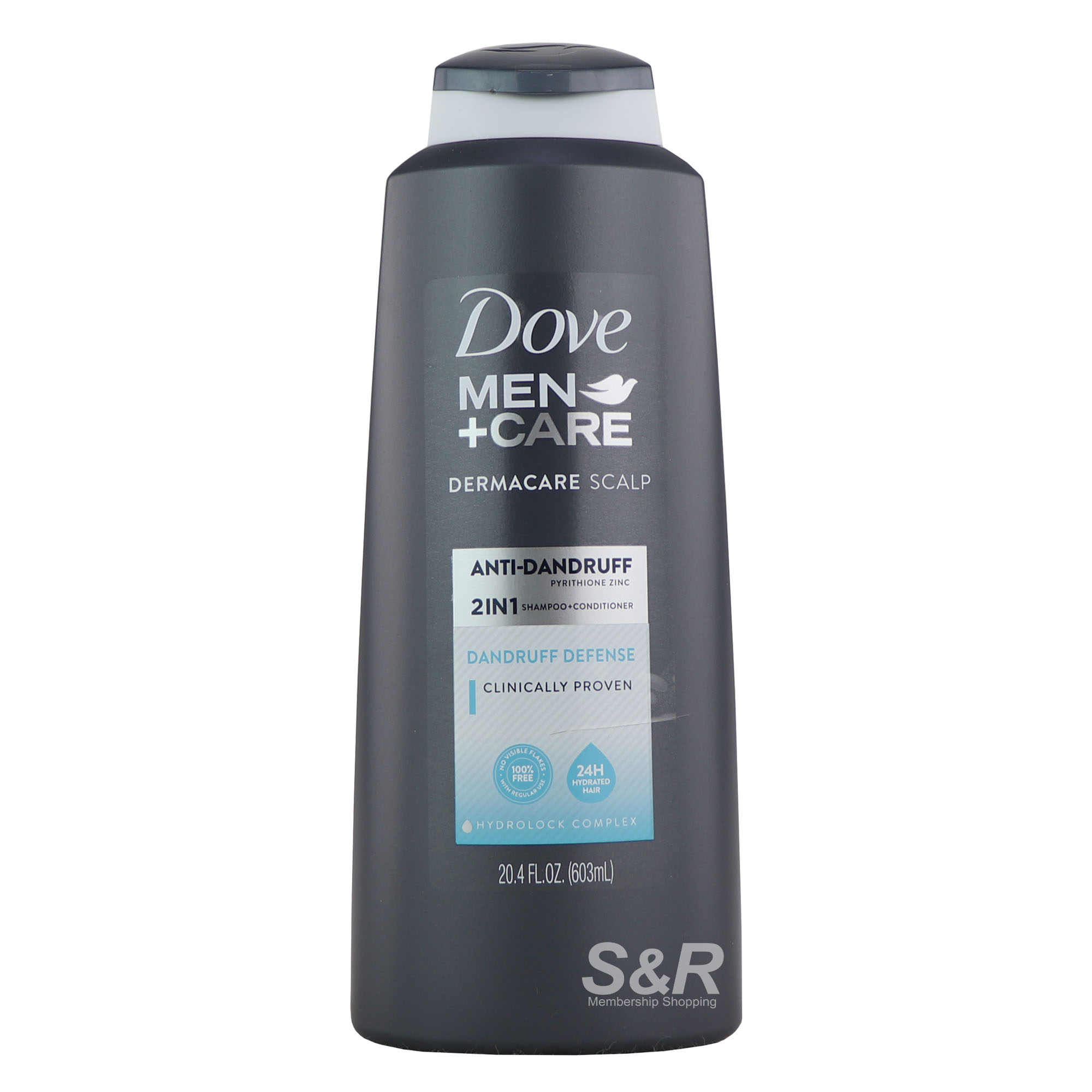 Dove Men+Care Dermacare Scalp Dandruff Defense Shampoo and Conditioner 603mL Dove Men+Care Dermacare Scalp Dandruff Defense Shampoo and Conditioner 603mL